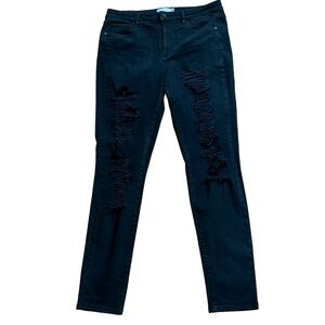 RACHEL RACHEL ROY DECONSTRUCTED ICON SKINNY JEANS